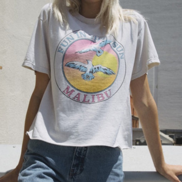 Brandy Melville Tops Brandy Melville Fun In The Sun Malibu John Galt Poshmark